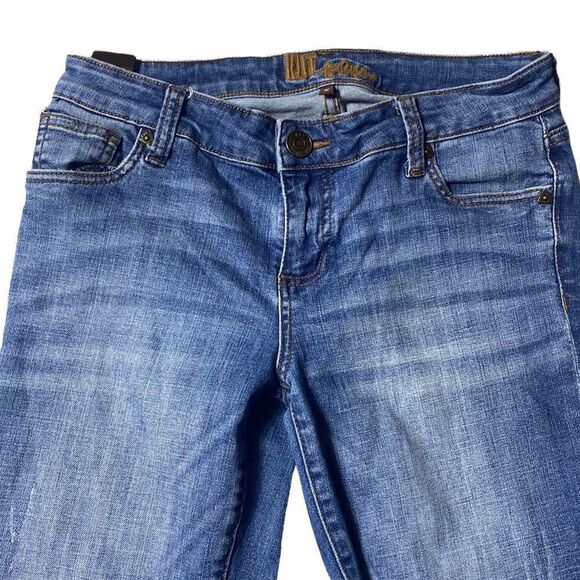 Kut from the kloth jeans 2 intentional fade/whisker distressed - Picture 4 of 6